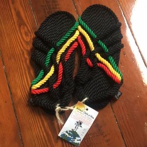 Brand new rope sandals